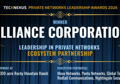 Alliance Corporation named a 2026 TeckNexus Private Networks Leadership Award winner for Ecosystem Partnership
